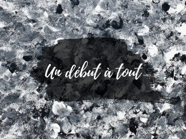 Série N°1 : Un début à tout